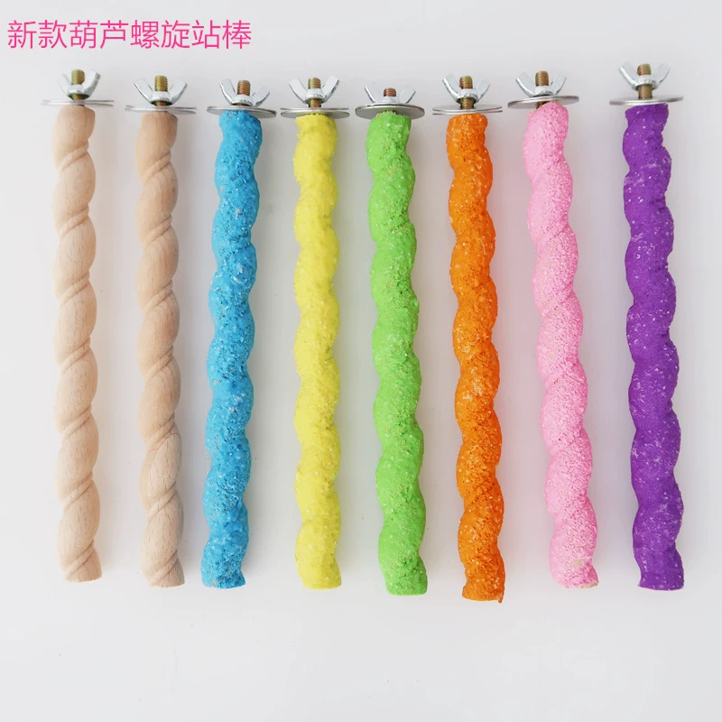 Птица Шлифовальные Коготь Палку Попугай Станция Стержень Поставки Птица Клетка Попугай Шлифовальные Палку Игрушка Шлифовальные Коготь Палку Станции Бар Скраб Станция Палку