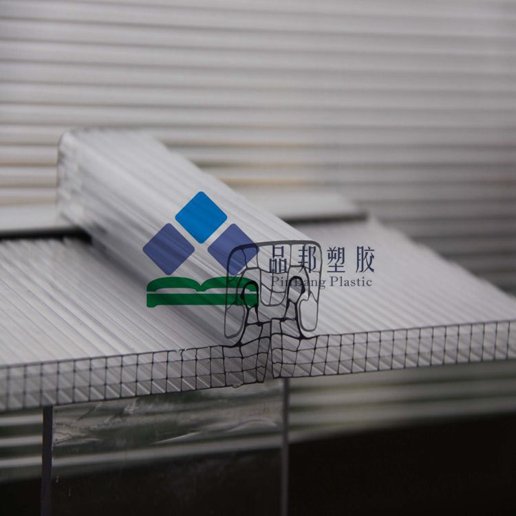 pc阳光板 U型锁扣板 透明pc锁扣板厂家供货 品质好