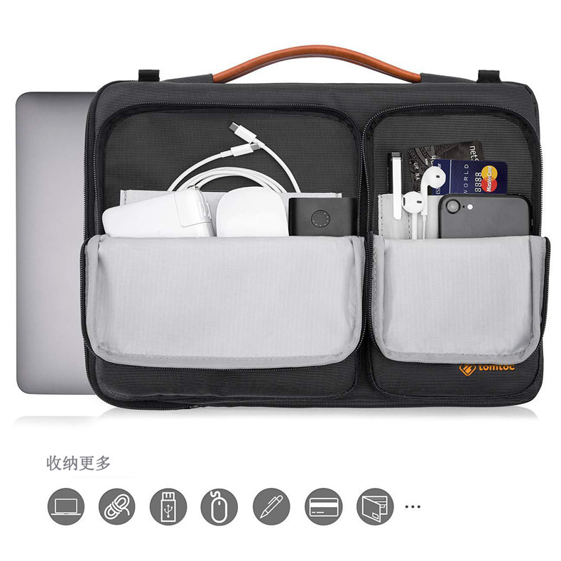 Cross-Border Supply 13/ 15inch MacBook Air/Pro Apple Notebook Shoulder Business Computer Bag Waterproof