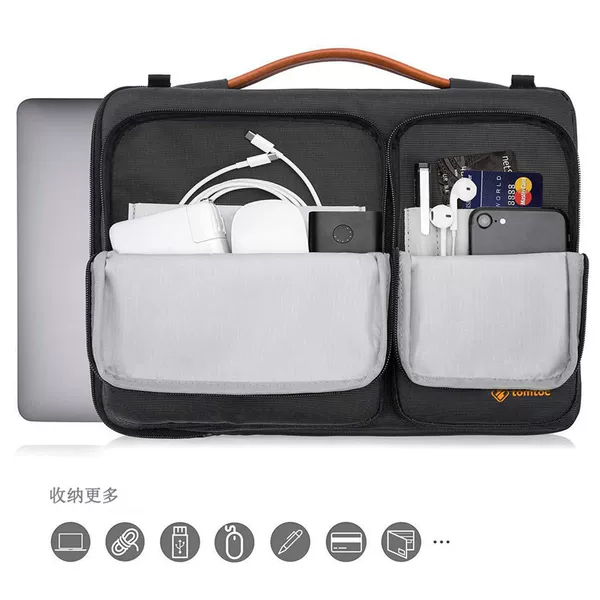 Cross-Border Supply 13/ 15inch MacBook Air/Pro Apple Notebook Shoulder Business Computer Bag Waterproof