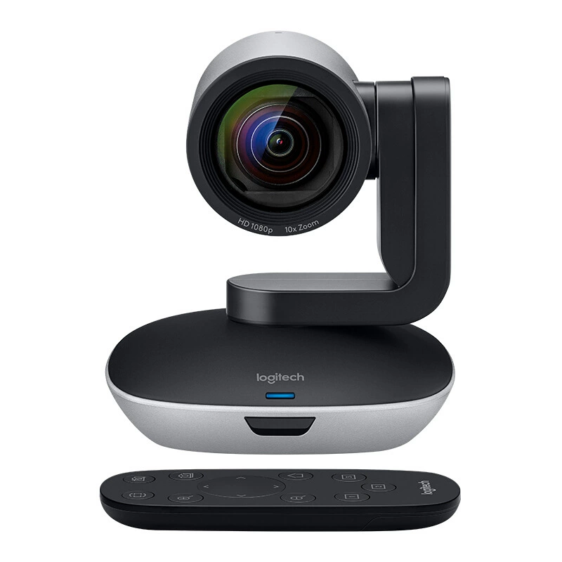 Портативная видеокамера для конференций Logitech PTZ Pro 2, камера удалённой видеосвязи с 1080P HD, Logitech CC2900ep