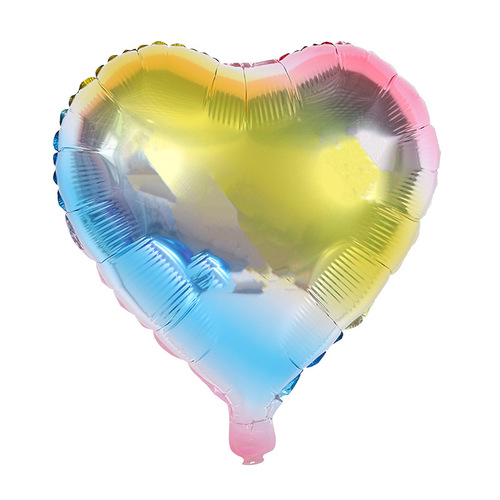 18-inch love aluminum film balloons, wedding room decoration, heart-shaped aluminum foil floating balloons, Valentine's Day balloons