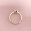 Wedding ring, one size accessory, silver 925 sample, Japanese and Korean, simple and elegant design, Birthday gift