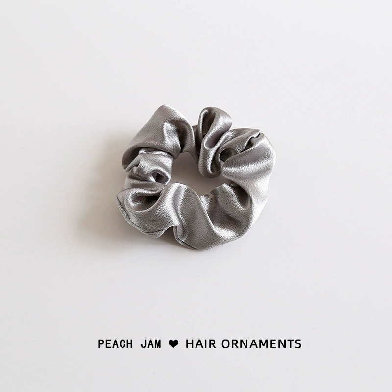 Hair scrunchie (Retro) satin, harmless non-damaging accessory, lightweight, multi-color