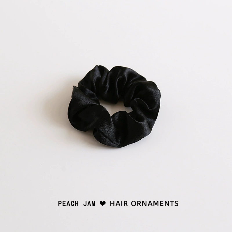 Hair scrunchie (Retro) satin, harmless non-damaging accessory, lightweight, multi-color