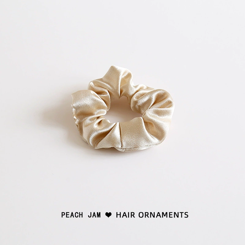 Hair scrunchie (Retro) satin, harmless non-damaging accessory, lightweight, multi-color