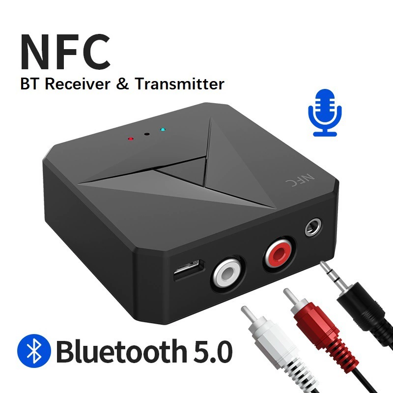 Bluetooth-передатчик два в одном NFC Bluetooth-приемник 3.5AUX автомобильный динамик-приемник RCA Bluetooth-вызов