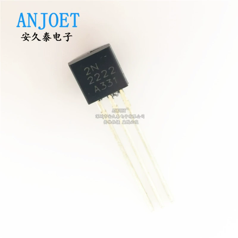Прямой штекер триод 2N2222 2n2222a TO-92 0.6A/30V NPN транзистор новый оригинал