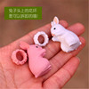 Cute rabbit for gazebo, minifigure, doll, table jewelry, decorations