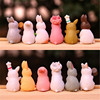 Cute rabbit for gazebo, minifigure, doll, table jewelry, decorations