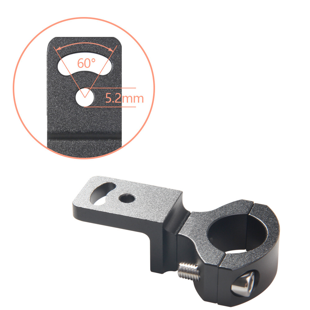Motocicleta LED faro fijo ESTANTE Accesorios tg82 coche eléctrico clip lámpara de aleación Aluminio abrazadera tubo