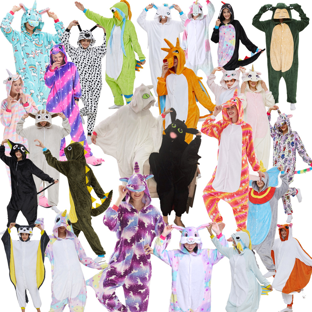 flannel cartoon pijama for men and women