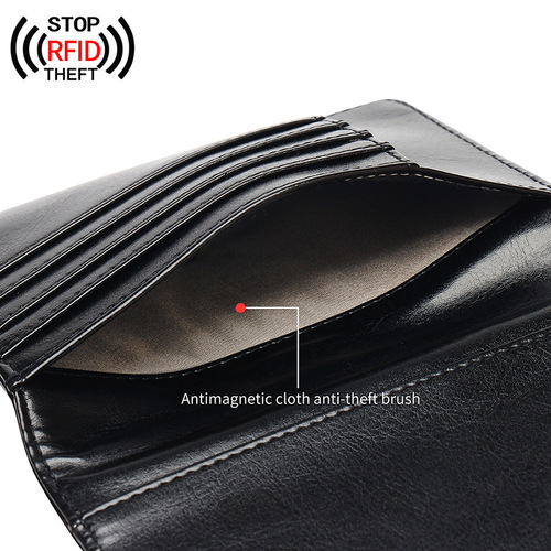 RFID Magnetic Passport Holder Amazon Passport Book American Metal Badge Case Multi-Card Slot Elastic Band Passport Cover