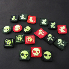 Military fans outdoor equipment PVC armbands Velcro epaulettes Various backpack stickers waterproof and tear-proof no-wash adhesive armbands