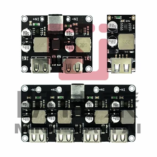 直流降压模块 QC2.0 QC3.0 快充 USB 手机充电板支持苹果华为FCP