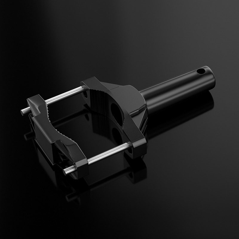 Modificación del parachoques de la motocicleta absorción de choque accesorio grande foco fijo soporte off-road motocicleta extensión de luz marco de la barra