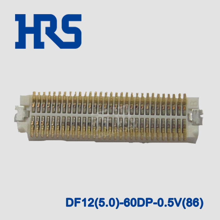 DF12B(5.0)-60DP-0.5V(86)广濑HRS连接器60pin双排针座