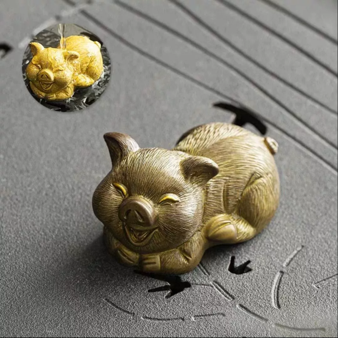 Меняющие цвет украшения для чайных домашних животных из смолы могут собрать творческие деньги Золотая жаба злые духи чайный сервиз чайная церемония личность дзен декоративные аксессуары