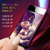 Douyin, the same high -end high -end fingerprint charging lighter windproof creative lettering, personality engraving photos, send men to men