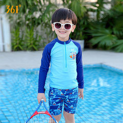 361 children's swimsuit boys' split long-sleeved breathable small children's baby middle and large children's one-piece girl's swimsuit