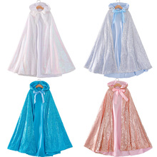 2025万圣节斗篷披风服装秋冬新款儿童大斗篷多色防风防晒儿童斗篷