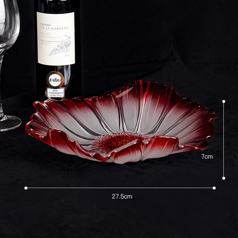 빨간 과일 접시 스몰 사이즈 (8/상자)