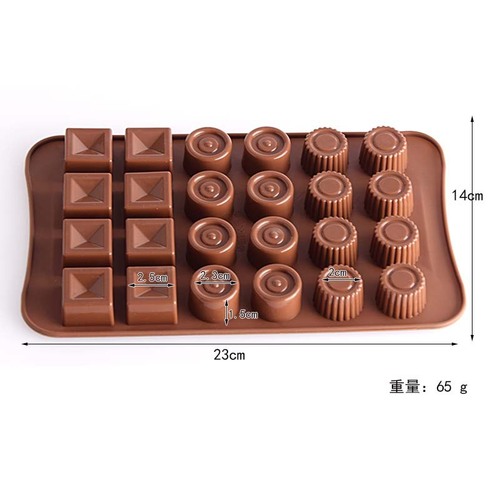 24-piece round square ice cube tray silicone mold ice tray ice block resin drip glue mold
