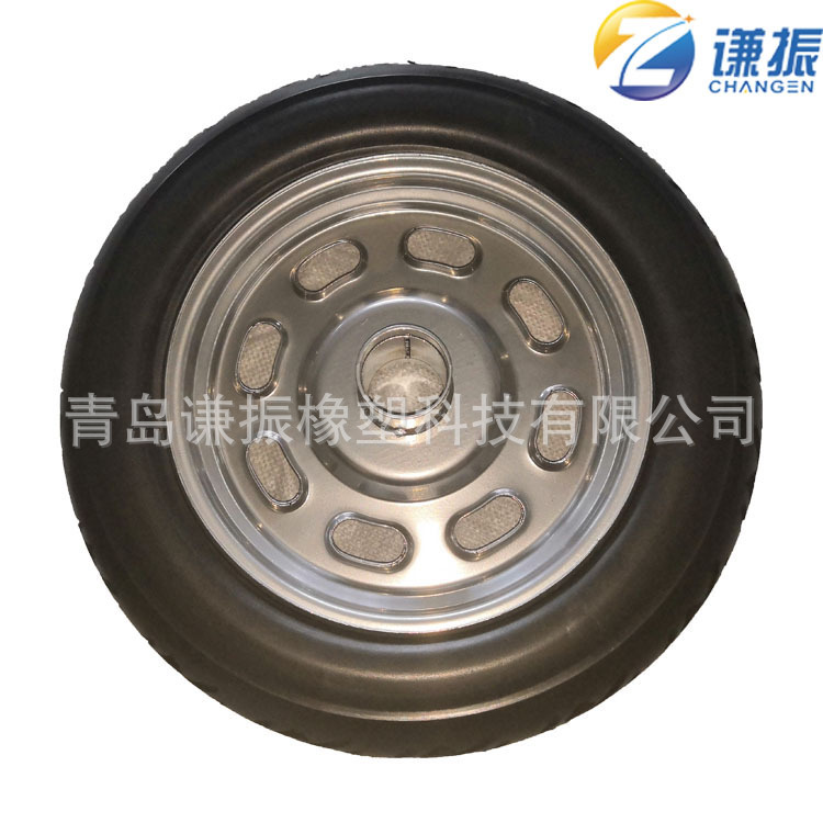 4.00-10发泡轮胎 16寸发泡轮 手推车轮子 机械设备轮子