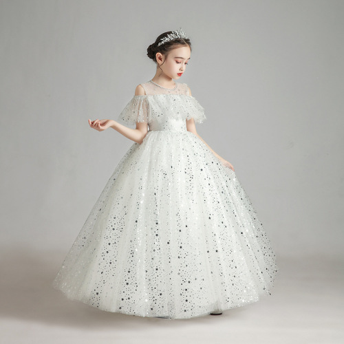 Child's formal dress, princess dress, ballgown, piano performance costume, little girl, host, flower child, wedding dress