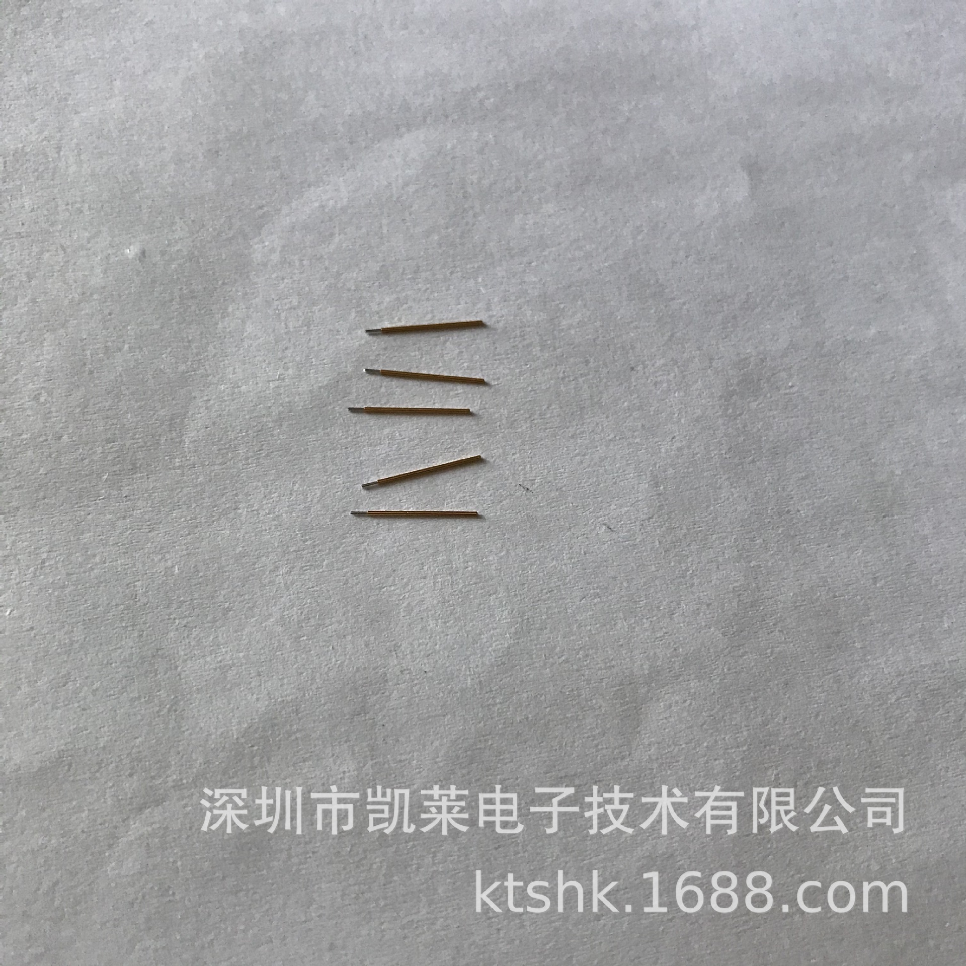 深圳现货pt048进口光板弹簧针铍铜镀铑手机连接器测试针厂家直销