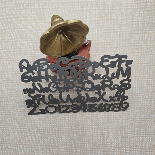 Cutting Die Cutting Die Letter Series Carbon Steel Embossed Die Home DIY Handmade Cutting Die