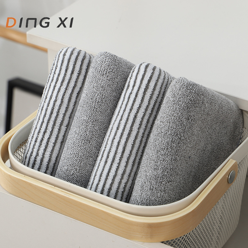 Towel Bamboo Charcoal Fiber Face Towel for Home Use, Thickened and Soft, Wholesale from Manufacturer, Can Be Embroidered with Logo, Strong Cleansing and Water Absorption Towel Bamboo Charcoal Fiber Face Towel for Home Use, Thickened and Soft, Wholesale from Manufacturer, Can Be Embroidered with Logo, Strong Cleansing and Water Absorption