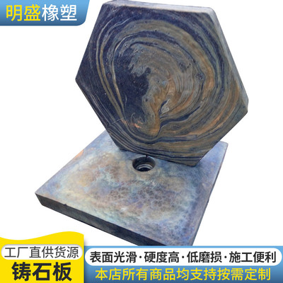 定制卸煤沟排渣沟耐磨U型衬板 除渣机玄武岩内衬板 刮板机铸石板