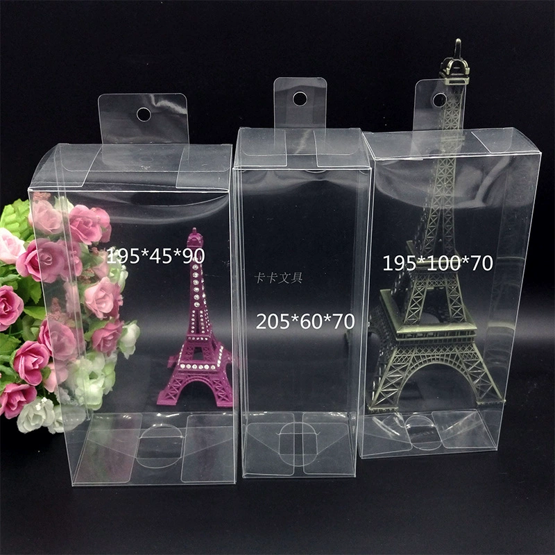 В наличии ПВХ высокой четкости прозрачная пластиковая упаковка ручка мешок упаковочная коробка PP Матовая коробка пластиковая коробка цветной логотип