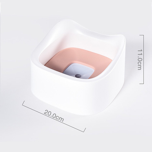 New pet floating drinking bowl, non-wet mouth bowl, anti-splash drinking bowl, pet water dispenser, non-wet mouth cat bowl, dog bowl