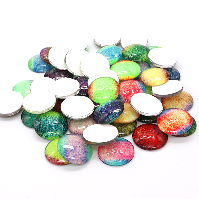 Accesorios de joyería DIY con gemas de vidrio, para cabello, collares y llaveros - Mayorista image 4