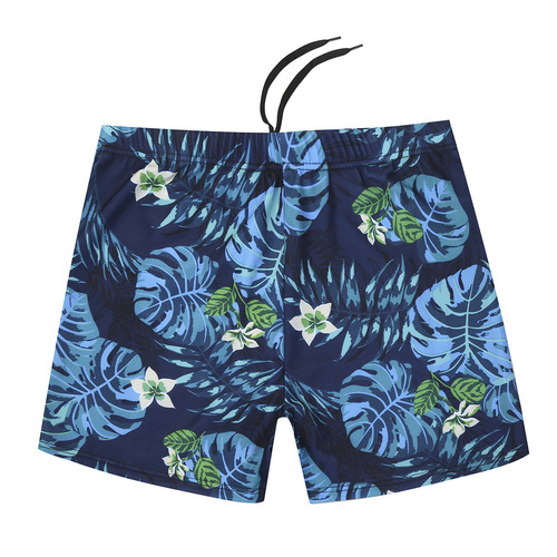 Men's swimming trunks wholesale summer vacation anti-embarrassment breathable and comfortable swimming trunks for men large size printed boxer shorts