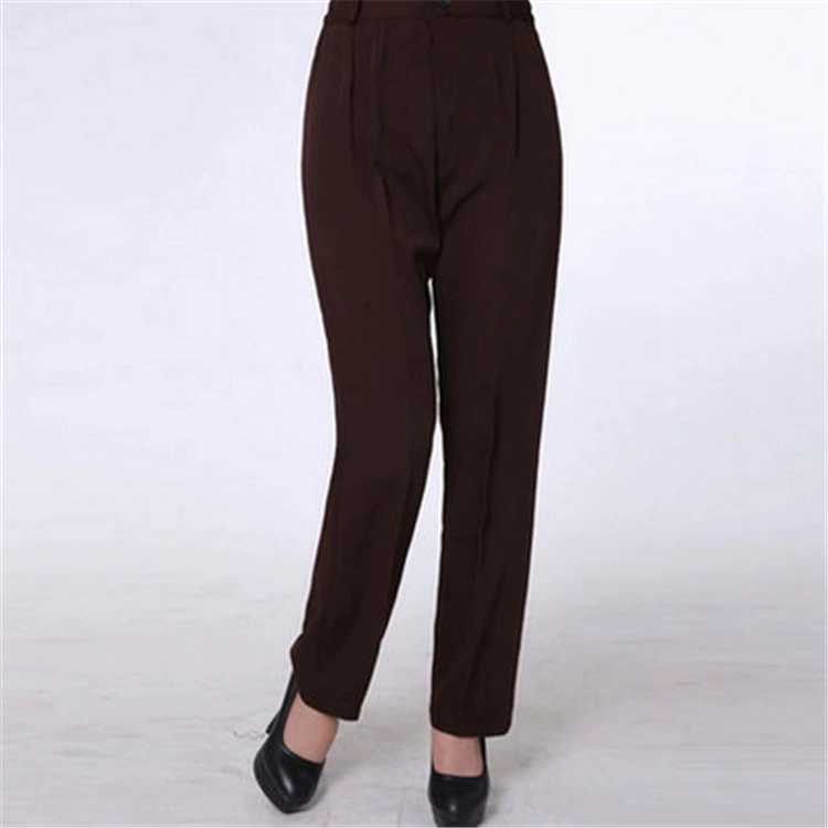 Отель Чистящие брюки мужские рабочие брюки эластичные прямые брюки собственность тетя PA чистящие брюки женские большие размеры