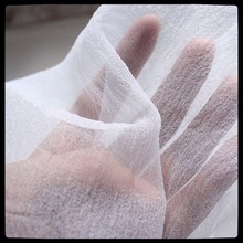 高密泡泡纱纯色褶皱纱布料 服装面料婚纱裙纱服装设计师创意布料