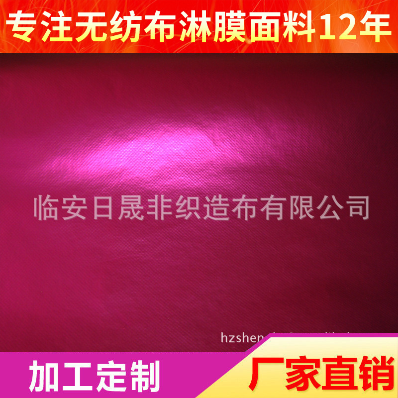 亚光/亮光PET镀铝膜上色复合无纺布