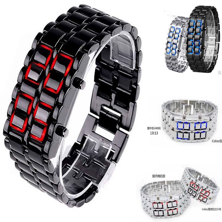 Специальная акция, оптовая продажа корейские LED-часы, креативные часы LED Langles Watch, модные лавовые LED-часы