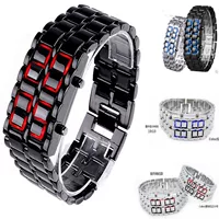 Специальная акция, оптовая продажа корейские LED-часы, креативные часы LED Langles Watch, модные лавовые LED-часы