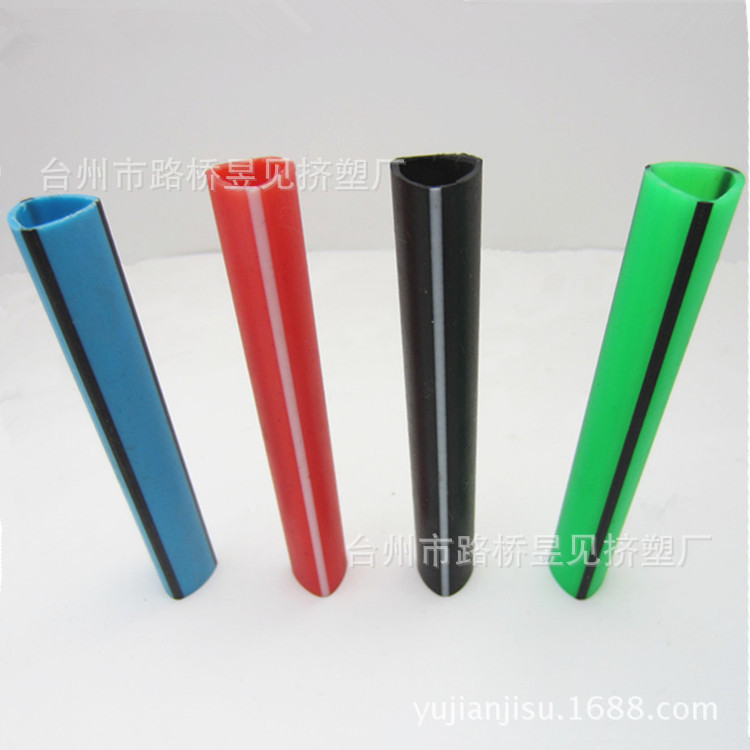 PE挤塑文具配件管材PE双色共挤异型挤出浙江PE管多用途适用
