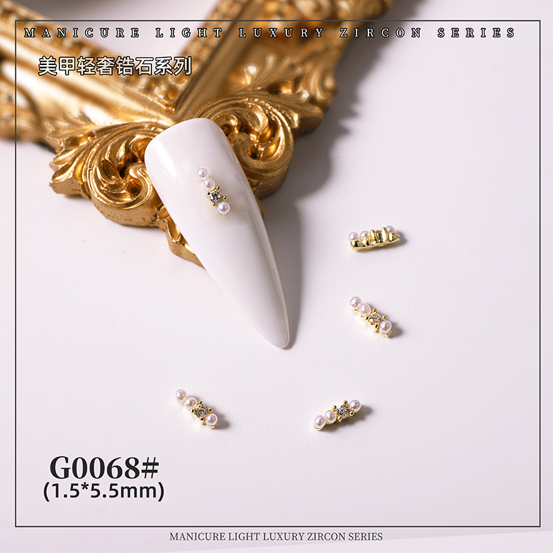 Celebridad en línea LZ clavo perla arco joyería cadena términos Shell Starfish tridimensional colgante lujo metal ZIRCON diamante