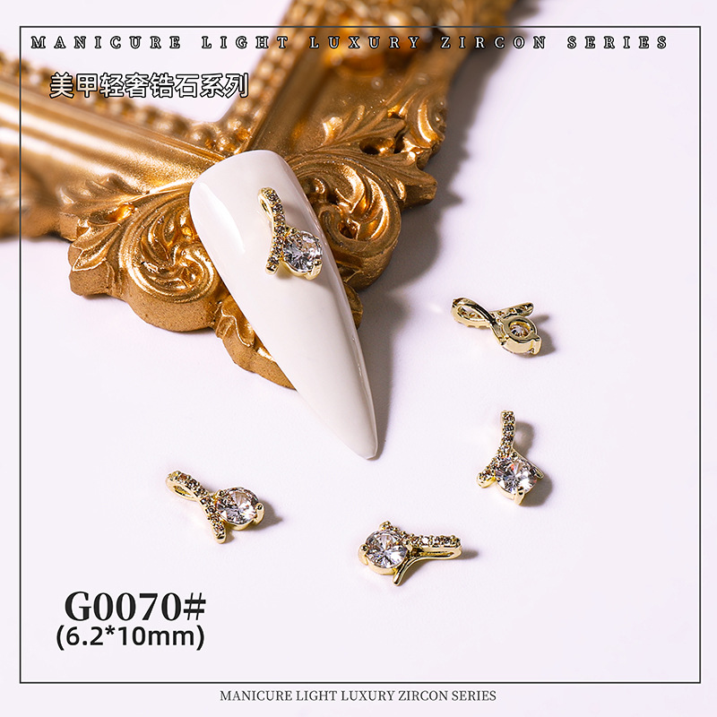 Celebridad en línea LZ clavo perla arco joyería cadena términos Shell Starfish tridimensional colgante lujo metal ZIRCON diamante