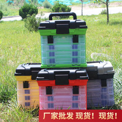 D-Style Lure Box: Portable & Handleable, Ideal for Shore and Boat Fishing—Featuring a Dual-Layer Design for All Your Tackle Needs