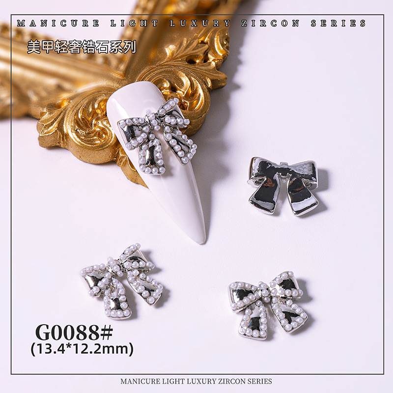 Celebridad en línea LZ clavo perla arco joyería cadena términos Shell Starfish tridimensional colgante lujo metal ZIRCON diamante