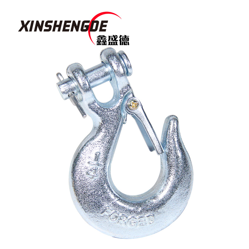 A331 H331带舌片1/4羊角滑钩 高强度锻造羊角滑钩 即墨索具