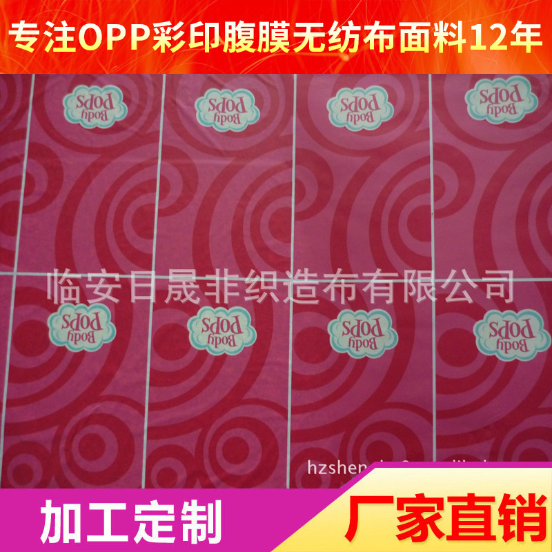 供应OPP彩印膜复合无纺布淋膜
