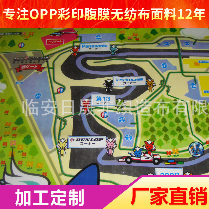 供应OPP彩印复合无纺布 缝编无纺布复合